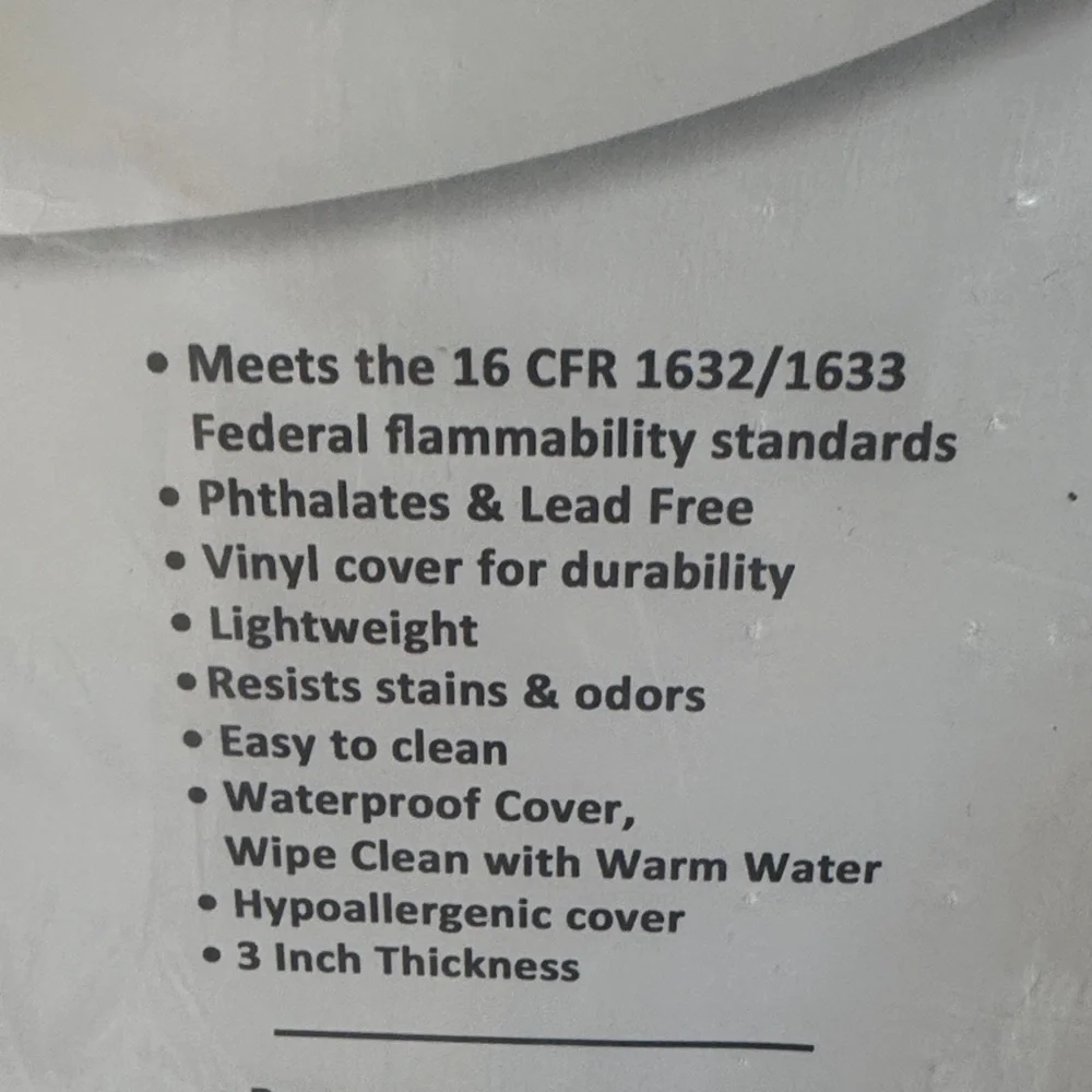 Gray Crib Mattress Cover - Picture 5 of 9